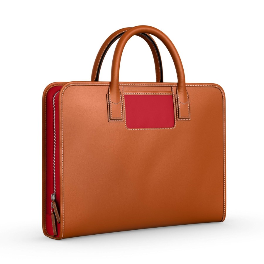 Wholesale Travelteq Travelteq Briefcase Cognac Red