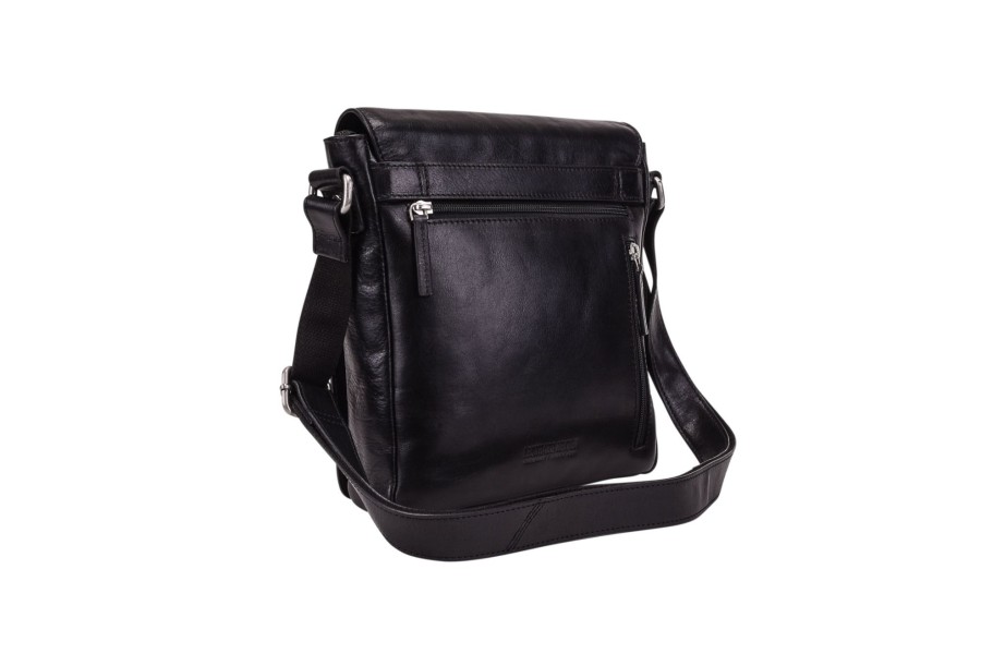 New Leonhard Heyden Leonhard Heyden Cambridge Messenger Bag S Black