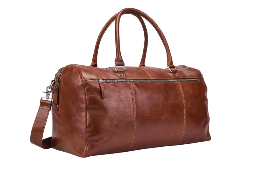 Clearance Leonhard Heyden Leonhard Heyden Cambridge Travel Bag Cognac