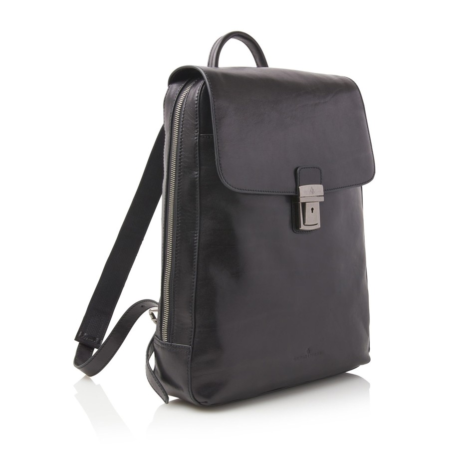 Hot Castelijn & Beerens Castelijn & Beerens Gaucho Guus Backpack 15.6" Single Zip Black